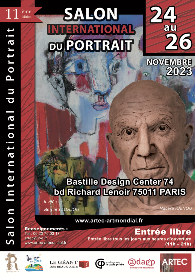 PRÉSENT au Salon international du portrait 2023